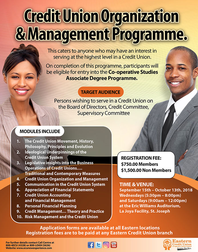 Credit Union Management Programme 2018